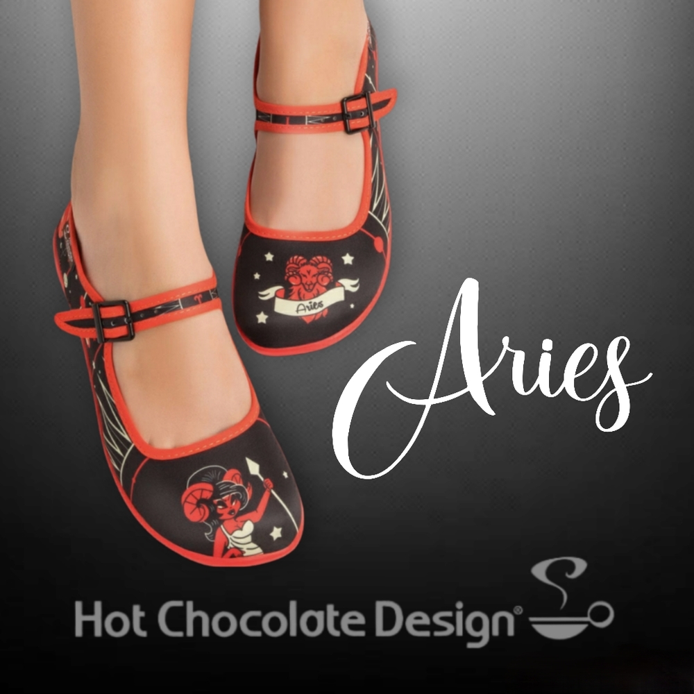 Hot Chocolate Design • Chocolaticas • Aries Mary Jane Flats • Sz US 10 • NEW!